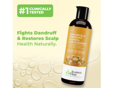 Avimee Herbal Shakuntala Dandruff Cleanser | Fights Dandruff & Moisturises Scalp Naturally | With Aloe Vera, Apple Cider Vinegar, Tea Tree Oil & Neem Oil | 200 ml
