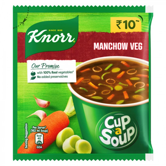 Knorr Cup a Soup Instand Soup, Manchow Veg 11gm 'UNIQUE'