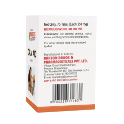 Dr. Bakshi's BAKSON'S HOMOEOPATHY CALM AID TABLET -75TABS