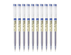 FLAIR Glass Gel Pen Wallet Pack | Tip Size 0.6 mm | Water Proof Ink For Smooth Flow System | Low-Viscosity Ink For Smudge Free Writing | Blue Ink, Pack Of 20