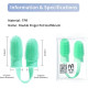 Inralimot Dog Toothbrush Cat Finger, Teeth Cleaning Set Soft Bristles for Easy Dental Care Toothbrush Suitable for Large to Small Dogs Cats and Small Pets Color: Pink or cyan,Manual, Adult
