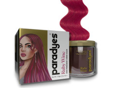 Paradyes Semi-permanent Ruby Wine DIY Conditioner Based Hair Colour infused with Aloe-vera, Bhringaraj, Brahmi, Almonds & Amla 120 gm