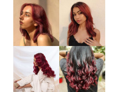 Paradyes Semi-permanent Ruby Wine DIY Conditioner Based Hair Colour infused with Aloe-vera, Bhringaraj, Brahmi, Almonds & Amla 120 gm