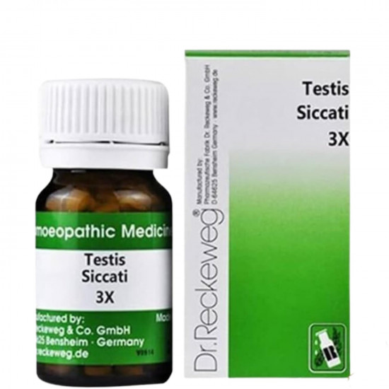 Dr. Reckeweg Testes Siccati 3x Tablets (2 x 20 g)