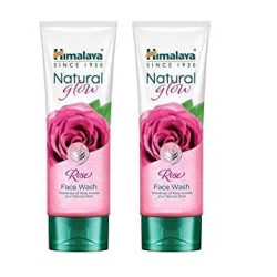 Himalaya Natural Glow Rose Face Wash 50 ml (Pack of 2)
