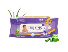 Himalaya Shishu Anand Baby Wipes Extra Soft-72s