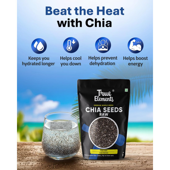 True Elements Chia Seeds 2kg - Raw Seeds for Eating | Chia seeds | Non GMO | Seeds for Weight Management | Diet Food | Rich in Fibre and Calcuim True Elements Chia Seeds 2kg - Raw Seeds for Eating | Chia seeds | Non GMO | Seeds for Weight Management | Diet Food | Rich in Fibre and Calcuim