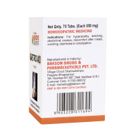 Dr. Bakshi's BAKSON'S HOMOEOPATHY Bakson Gastro Aid Tablets-75Tabs