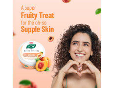 Joy Skin Fruits Super Soft Moisturizer With Peach & Hyaluronic Acid (200ml) | Skin Cream for 24 Hr Moisturization of Face, Hands & Body | Oil Free Hydration For Soft & Smooth Skin