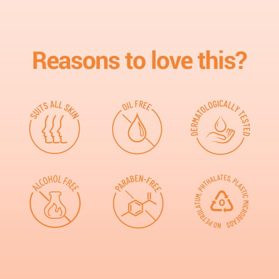 Joy Skin Fruits Super Soft Moisturizer With Peach & Hyaluronic Acid (200ml) | Skin Cream for 24 Hr Moisturization of Face, Hands & Body | Oil Free Hydration For Soft & Smooth Skin