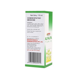 Dr. Bakshi's BAKSON'S HOMOEOPATHY Alfalfa Tonic With G Syrup (115ml)_Pack of 2