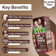 VIP Hair Colour Shampoo for Men and Women, 180ml, Dark Brown | No Ammonia | Long Lasting Hair Color | Hair Colour At Home