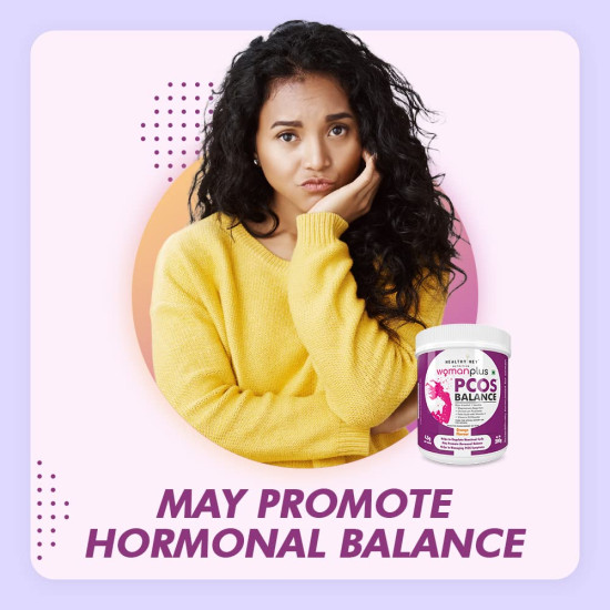 HealthyHey Nutrition Woman Plus PCOS Balance - Orange Flavour Powder - 200g