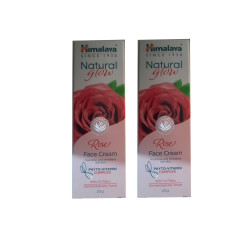 Himalaya natural glow rose face cream 25gm, Pack 2