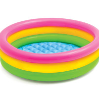 Toyshine 3 Feet Inflatable Kids Pool Bath Pool Tub, Summer Water Fun Bathing Tub Toy for Kids - 34x 10 Inches