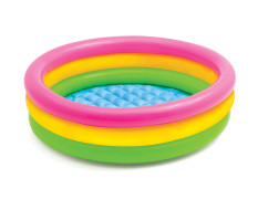 Toyshine 3 Feet Inflatable Kids Pool Bath Pool Tub, Summer Water Fun Bathing Tub Toy for Kids - 34x 10 Inches