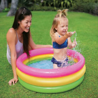 Toyshine 3 Feet Inflatable Kids Pool Bath Pool Tub, Summer Water Fun Bathing Tub Toy for Kids - 34x 10 Inches Toyshine 3 Feet Inflatable Kids Pool Bath Pool Tub, Summer Water Fun Bathing Tub Toy for Kids - 34x 10 Inches