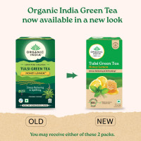 Organic India Tulsi Green Tea Honey Lemon 25 Teabags