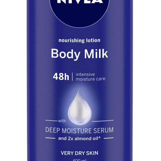 NIVEA Ultimate Best Seller Combo- Body Milk 400ml 5 in 1 Complete Care Nourishing Body Lotion & Soft 200ml Moisturizing Cream with Vitamin E, Jojoba Oil