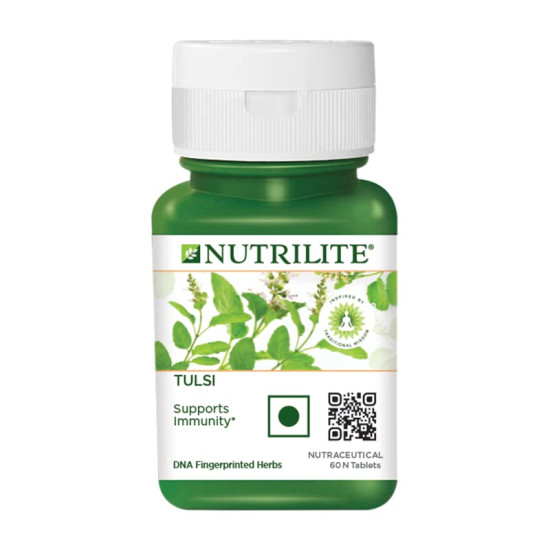 Amway Tulsi Tablet Supports Immunity 60N (Tablets) for Immunity