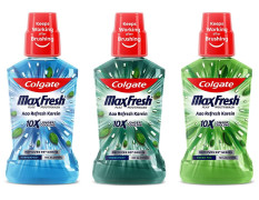 Colgate Plax Fresh Mint Mouthwash - 500 ml & Colgate Plax Fresh Tea Mouthwash - 500 ml & Colgate Plax Pepper Mint Mouthwash - 500 ml