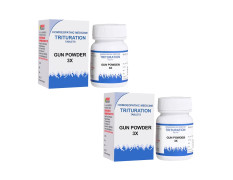 Dr. Bakshi's BAKSON'S HOMOEOPATHY GUN POWDER-3X TABLETS (100 UNITS) - Pack of 2