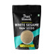 True Elements Raw White Sesame Seeds 400gm - 100% Clean and Natural White Til | Safed Til Seeds for Eating | Everyday Essentials Indian Spices | Non - GMO | Antioxidant rich |