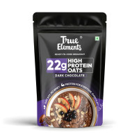 True Elements High Protein Oats 400g | 22g Protein | High Protein Rolled Oats | 100% Wholegrain | Rich in Fiber | No Added Sugar | Healthy Breakfast Cereal
