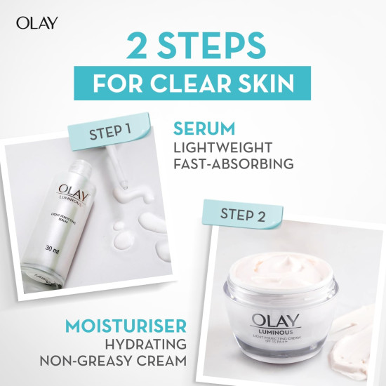 Olay Face Serum | Clear and Even Skin | Fights Dullness and Provides Radiant Glow| Normal, Oily, Dry, Combination Skin | Paraben and Sulphate Free (30ml, Niacinamide) Olay Face Serum | Clear and Even Skin | Fights Dullness and Provides Radiant Glow| Normal, Oily, Dry, Combination Skin | Paraben and Sulphate Free (30ml, Niacinamide)