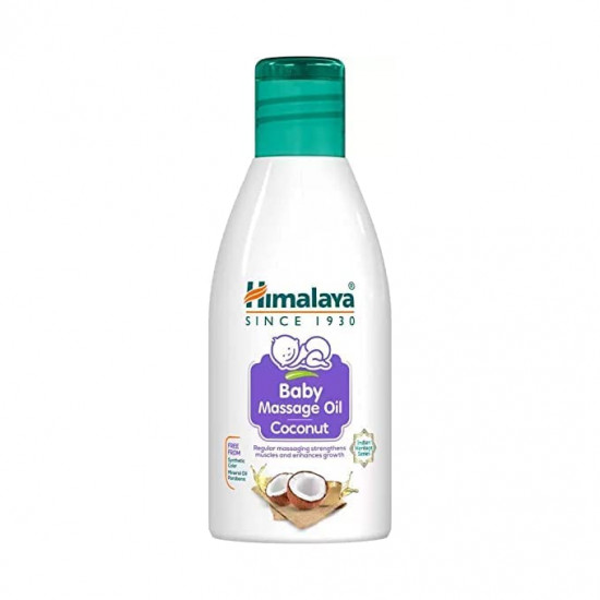 Himalaya Baby Massage Oil (Coconut) For Enhances Baby Growth,200 ml