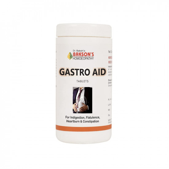 Dr. Bakshi's BAKSON'S HOMOEOPATHY GASTRO AID TABLETS-200 TABS