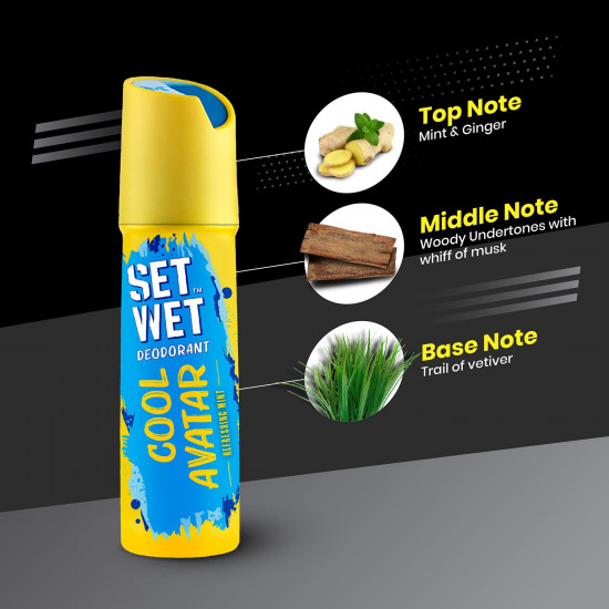SET WET Styling Kit- Cool Avatar Deodorant for Men 150ml, Pomade 60g, Extreme Hold Hair Spray for men 200ml + Ranveer Singh Signed Pouch
