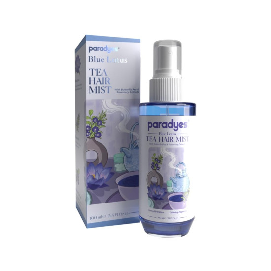 Paradyes Blue Lotus Tea Hair Perfume for Intense Hydration & Calming Fragrance | Made for all hair types | For Men & Women |100ml