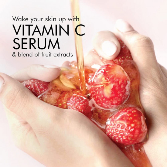 Lakme Blush & Glow Hydrating Strawberry Facewash, with Vitamin C Serum