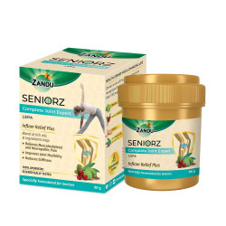 Zandu Seniorz Complete Joint Expert Lepa, 90g, Helps reduce muscular & joint pain, Increase Joint Flexibility & Reduce Joint Stiffness, 100% Ayurvedic & Natural Balm
