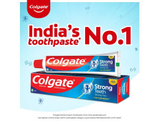 SSI Collgate Strong Teeth 500g (200g x 2 + 100g, Pack of 3) Cavity Protection Toothpaste, Colgate Toothpaste with Calcium Boost, Saver Pack, India's No.1 Toothpaste