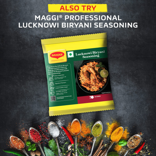 MAGGI Professional Hyderabadi Biryani Seasoning, 200 g, Inspired By The Kitchen of Nizams, Signature Hyderabadi Biryani Masala