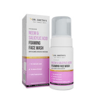 Dr. Sheth's Neem & Salicylic Acid Foaming Face Wash | Foaming & Exfoliating Acne - Fighting Face Wash | 100 ml