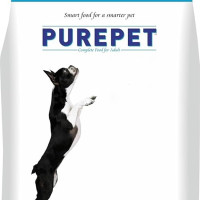 Purepet Adult Dry Dog Food 1kg | Chicken & Vegetable Flavour | Hairball Protection | Heart Care with Taurine | Skin Health