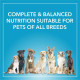 Purepet Adult Dry Dog Food 1kg | Chicken & Vegetable Flavour | Hairball Protection | Heart Care with Taurine | Skin Health