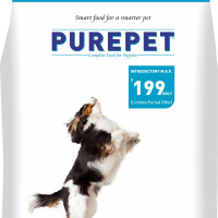 Purepet Puppy Dry Dog Food 1kg | Chicken & Vegetable Flavour | Hairball Protection | Heart Care with Taurine | Skin Health