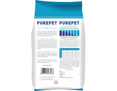 Purepet Puppy Dry Dog Food 1kg | Chicken & Vegetable Flavour | Hairball Protection | Heart Care with Taurine | Skin Health