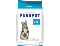 Purepet Adult Dry Cat Food 2.8kg | Ocean Fish Flavour | Taurine for Healthy Heart | Healthy Skin & Coat | Control Urinary pH | Hairball Protection | Prebiotic & Probiotic