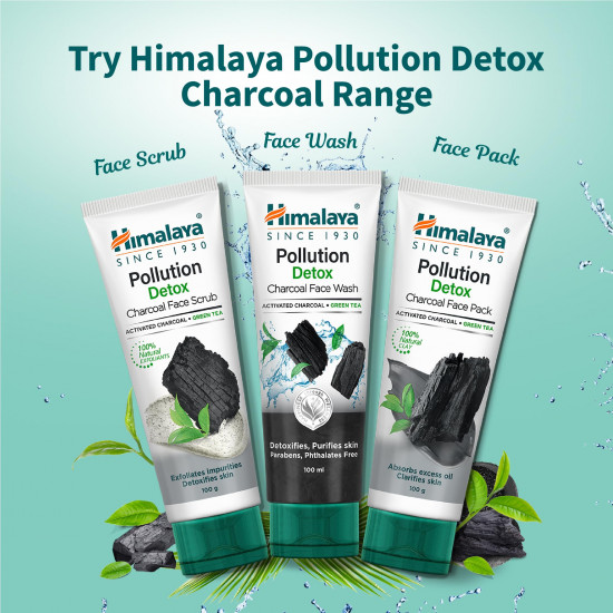 Himalaya Pollution Detox Charcoal Face Wash | 50ml