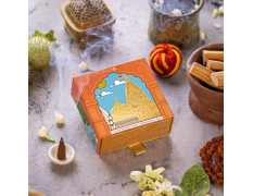 PHOOL LUXURY INCENSE Kashi Vishwanath Pooja dhoop Cone - Sandalwood | Premium Pack of 40 Chandan Dhoop Cones | 100% Natural Certified | Dhoop Flowers Offered at Shri Kashi Vishwanath Temple