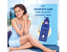 Nivea Body Milk 400ml + Shea Smooth Milk 120ml Body Lotion || 5 in 1 Complete Care, 48H Intense Moisturization