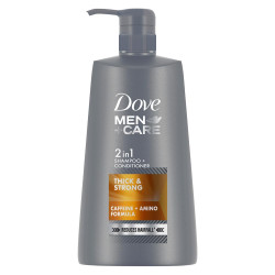 Dove Men+Care Thick & Strong 2in1 Shampoo+Conditioner, 650 ml