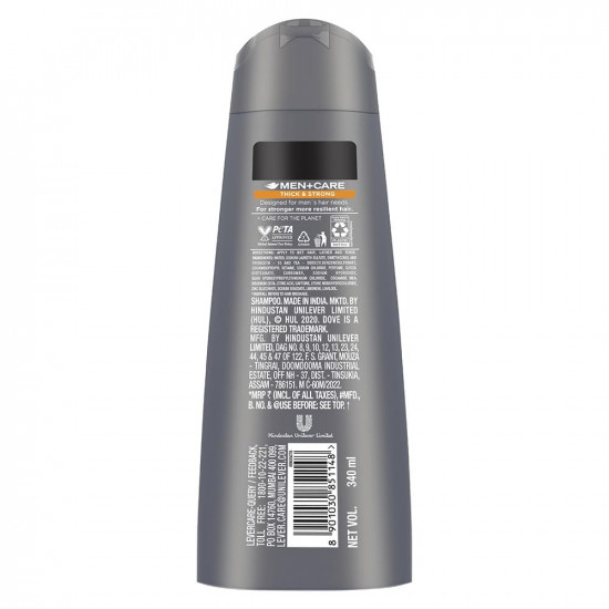 Dove Men+Care Thick & Strong 2in1 Shampoo+Conditioner, 340 ml