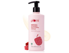 Plum Hibiscus & Ceramides Long & Healthy Shampoo | Hydrates & Conditions Hair, Prevents Split Ends |Contains Hibiscus Extracts, Ceramides |100% Vegan | 250ml