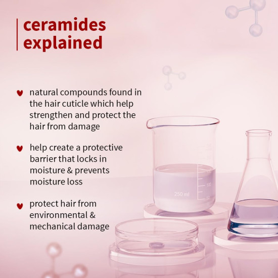 Plum Hibiscus & Ceramides Long & Healthy Shampoo | Hydrates & Conditions Hair, Prevents Split Ends |Contains Hibiscus Extracts, Ceramides |100% Vegan | 250ml